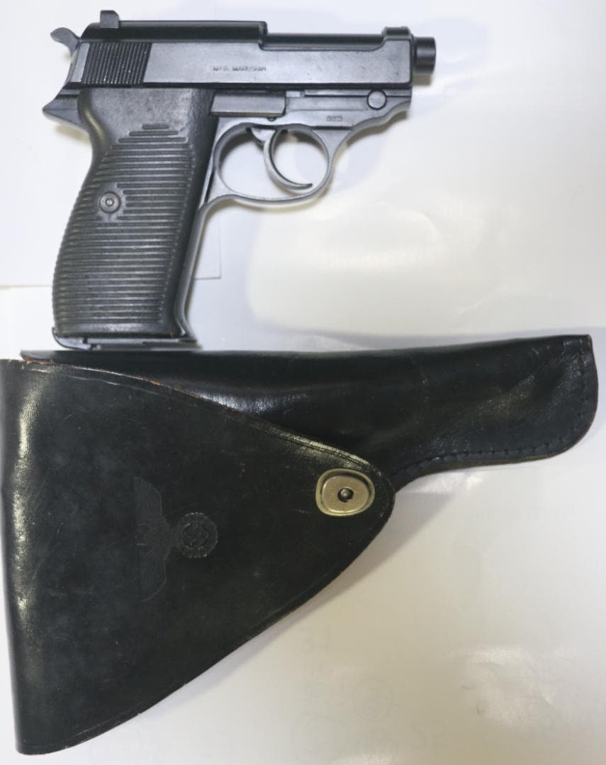 マルシン工業ABS樹脂ガスガン　ワルサーＰ３８Ｋ　ASGK合法品　ホルスター付き