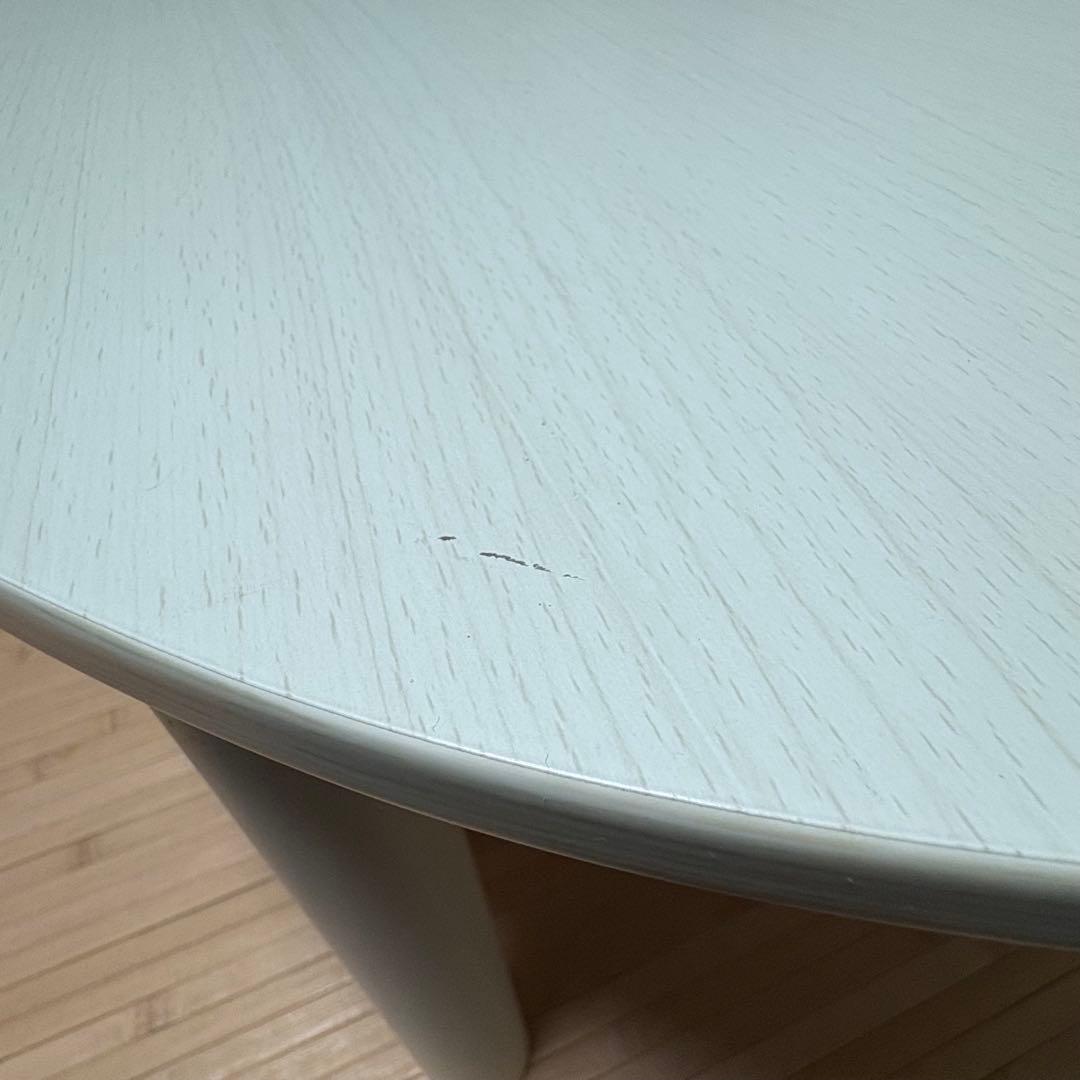 楕円形 木製こたつ　こたつとしては未使用