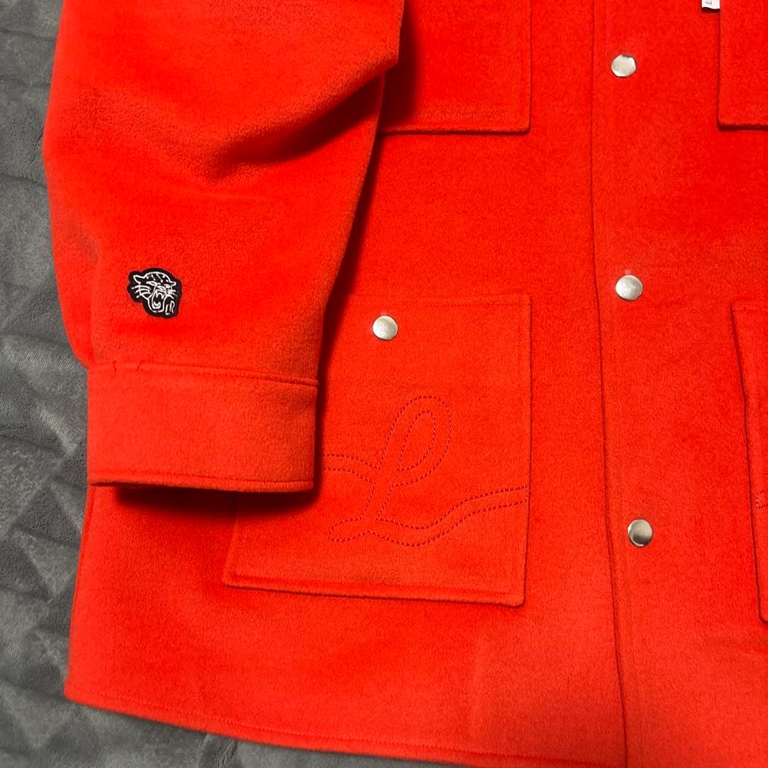 LIBEIRO 赤いフリースジャケット 2025年　mサイズ完売品