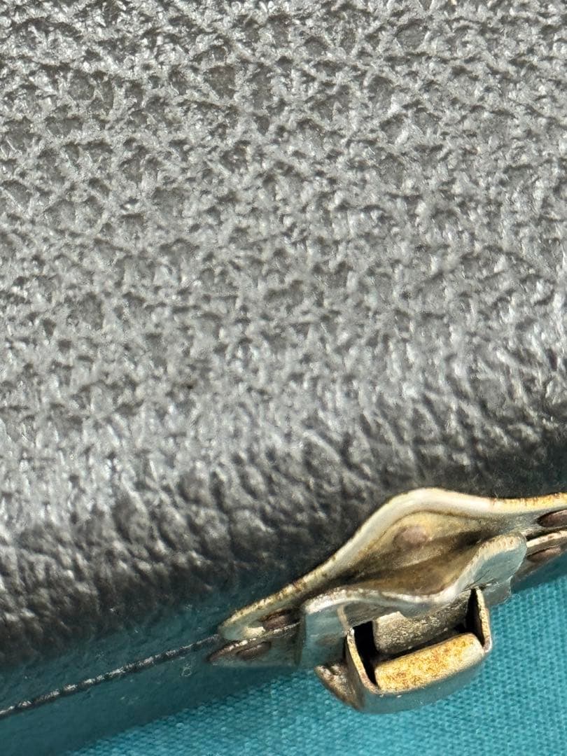 ビンテージ　バイオリン弓ケース 皮張り黒 仕切りあり12本入り