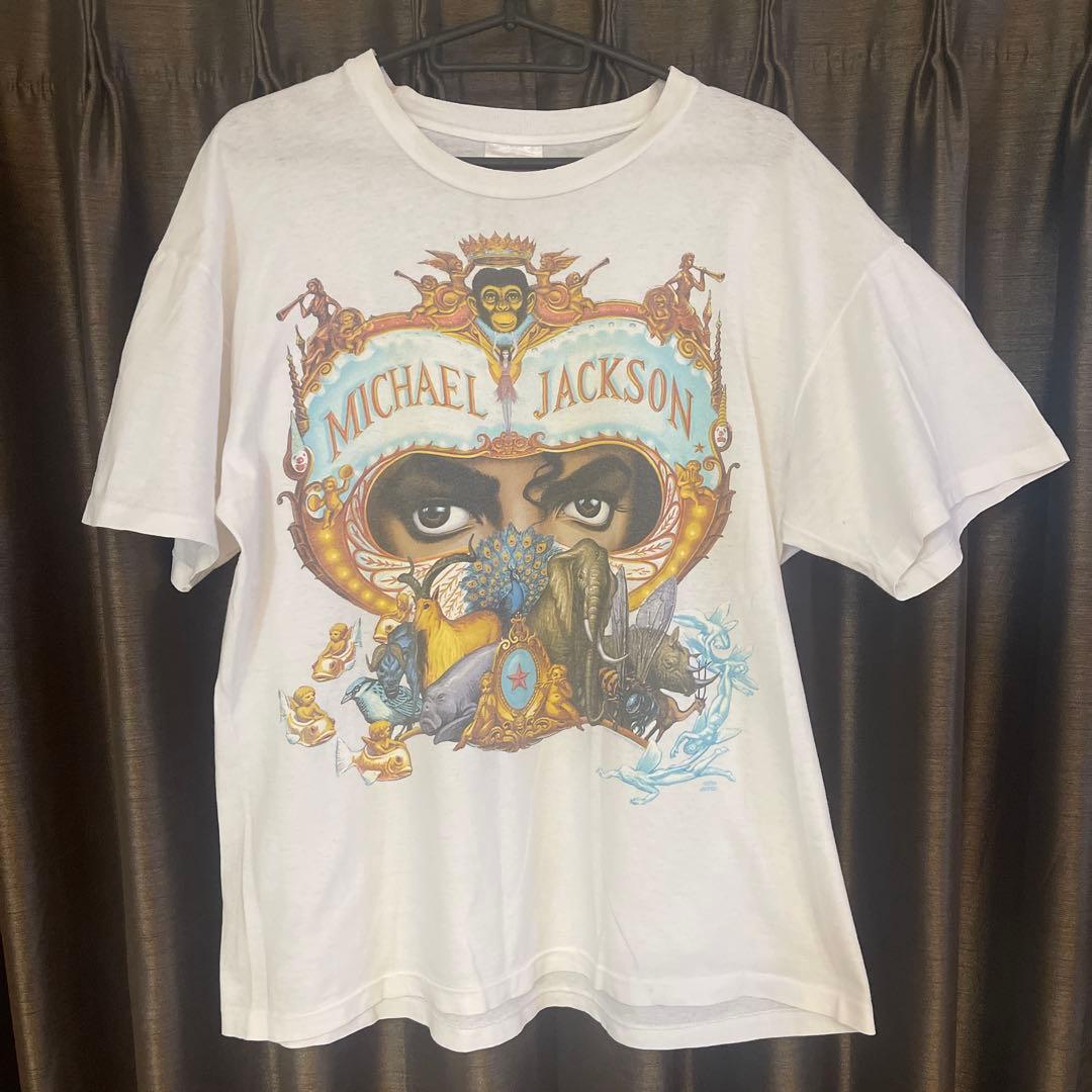 マイケルジャクソンTシャツ LサイズDANGEROUS TOURS 90s