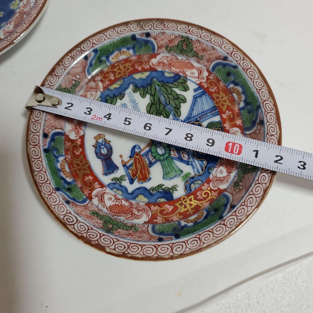 大聖寺伊万里 色絵皿５枚