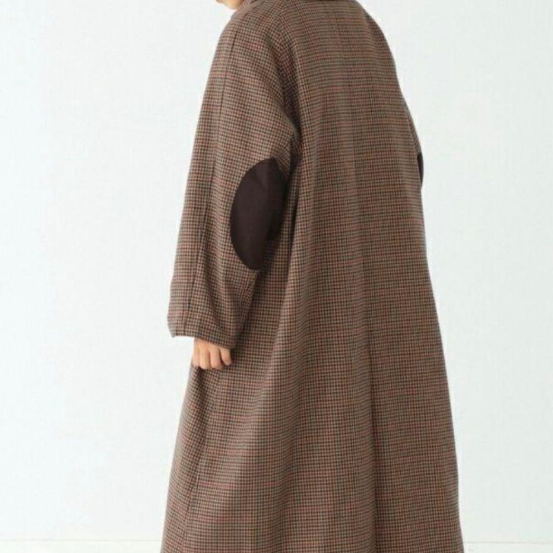 【新品タグ付き】ビームスボーイ　ガンクラブチェック ステンカラー ロングコート