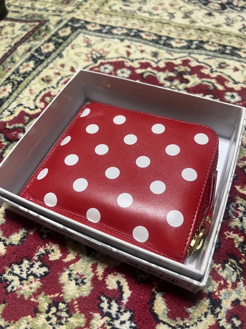 COMME des GARCONS DOTS PRINTED LINEウォレット