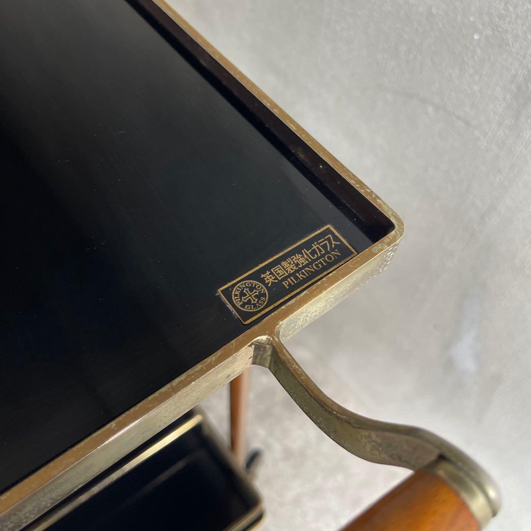 英国　PILKINGTON キッチンカート　ティートロリー　オールドヴィンテージ