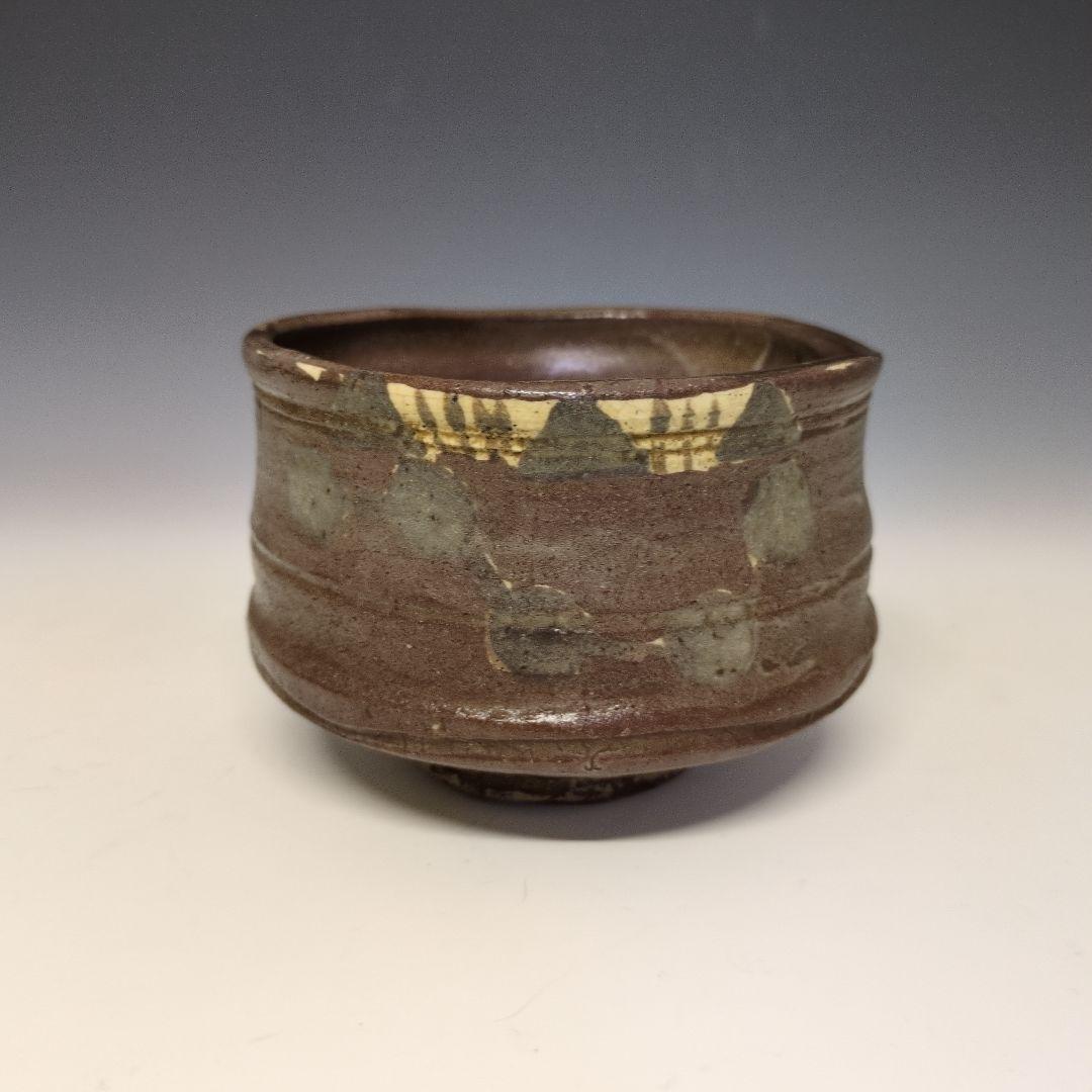 黒織部茶碗 古作 茶道具