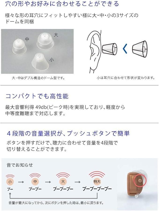 オンキヨー(Onkyo)OHS-D21シリーズ ベージュ 右耳用 音響機器