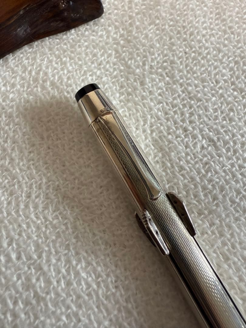 モンブラン四色のボールペン、スターリングシルバー、935銀