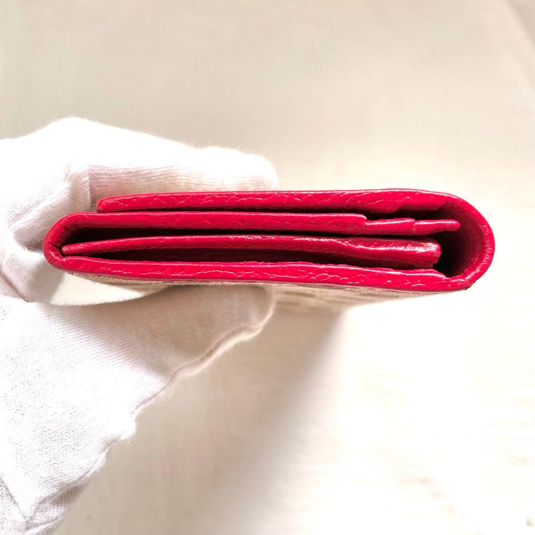 GUCCI グッチ　長財布　GG キャンバス　美品　2つ折り財布　1221-④