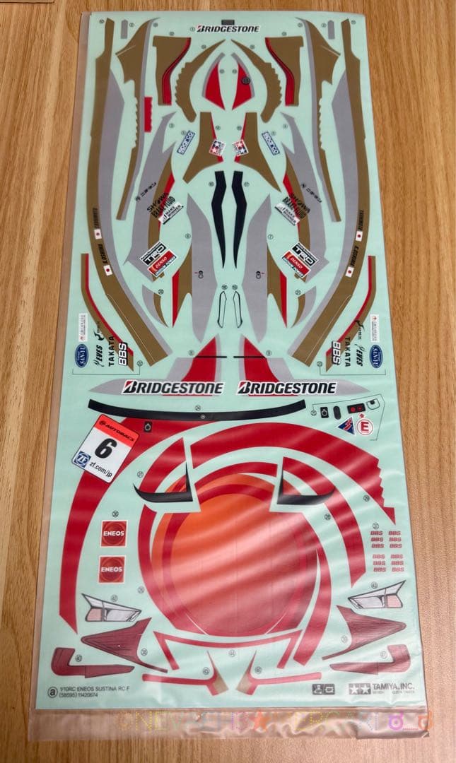 タミヤ★ENEOS SUSTINA RC F スペアボディセット 1/10
