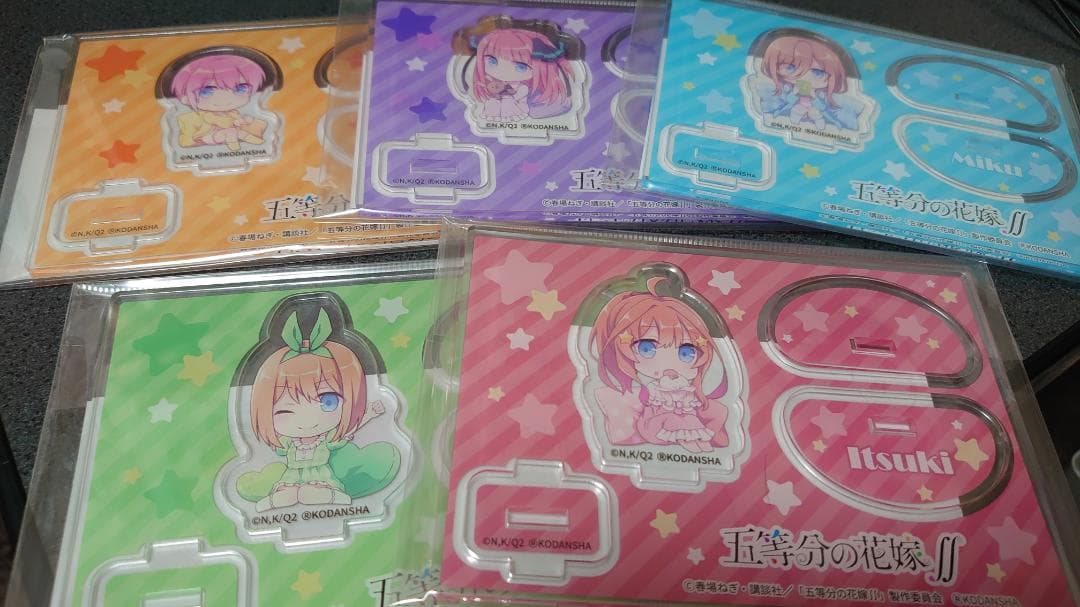 【出品準備中※コメントで対応優先】五等分の花嫁　アクリルスタンド