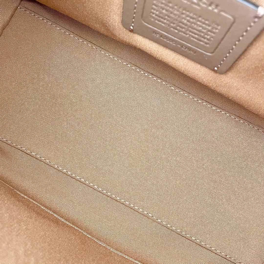 【新品】COACH 2way ハンドバッグ ローアン サッチェル シャンブレー