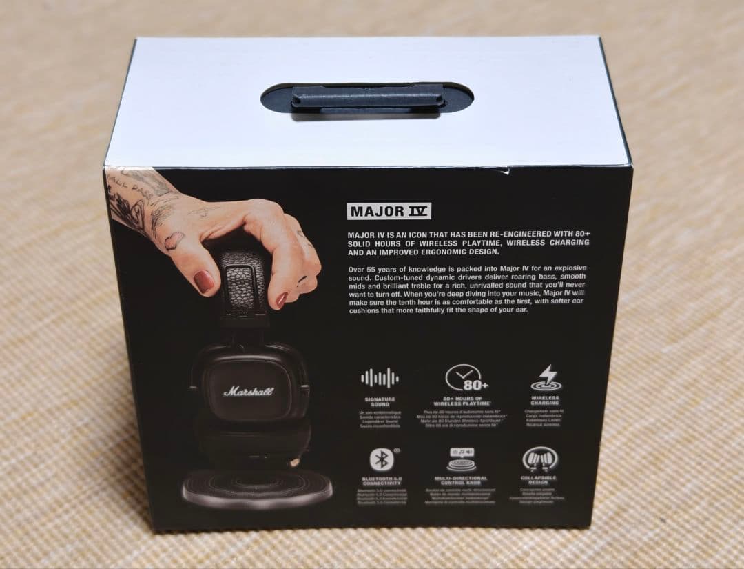 Marshall Major IV ワイヤレスヘッドフォン　正規品　並行輸入品