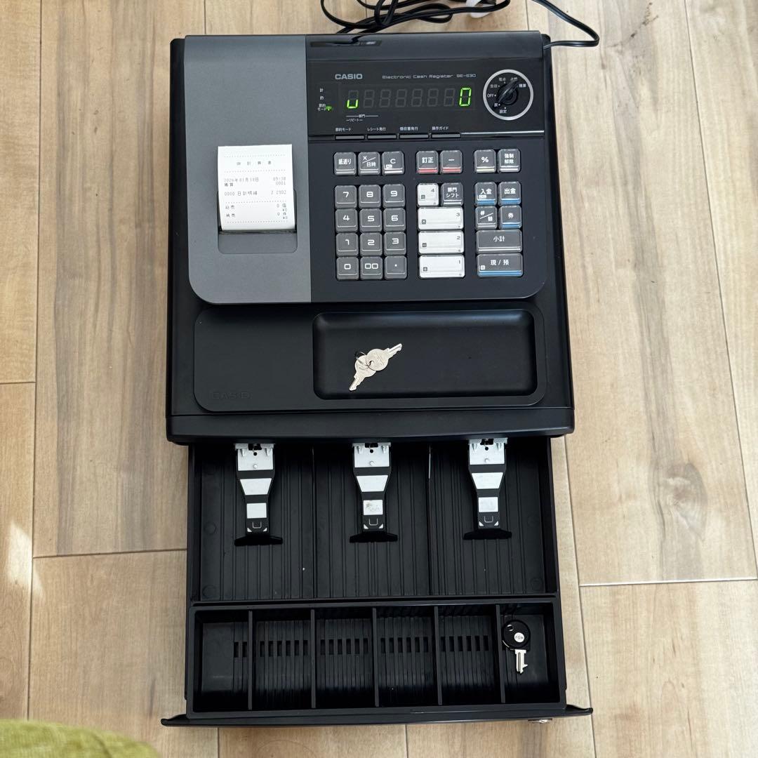 CASIO カシオ レジスター SE-S30-BK ブラック