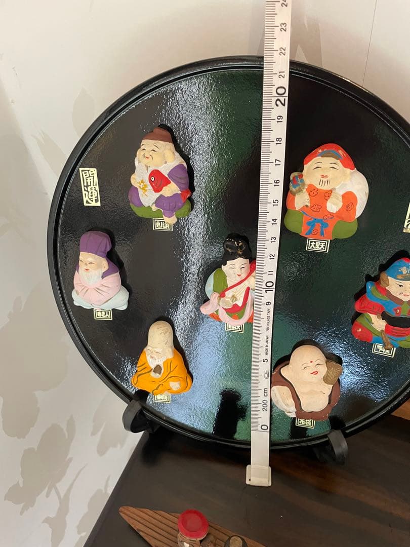 七福神　日本人形セット 伝統的な神様像　まとめ売り　芳月作　七福神　陶器