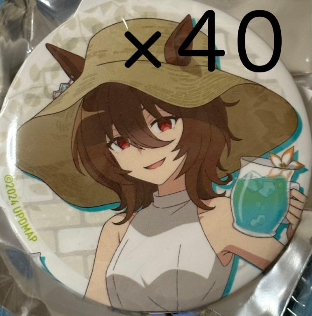 アグネスタキオン　缶バッジ　バカンスver. 40個