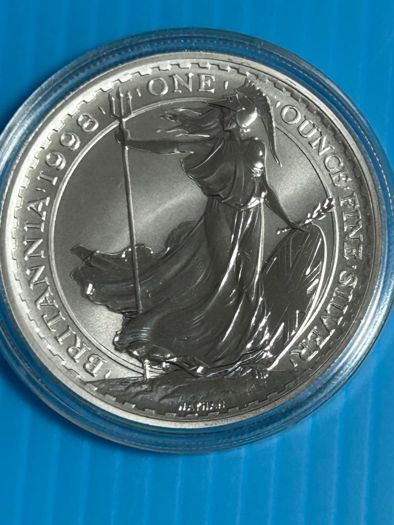 【希少】 1998年ブリタニア 2ポンド銀貨 The  Mint