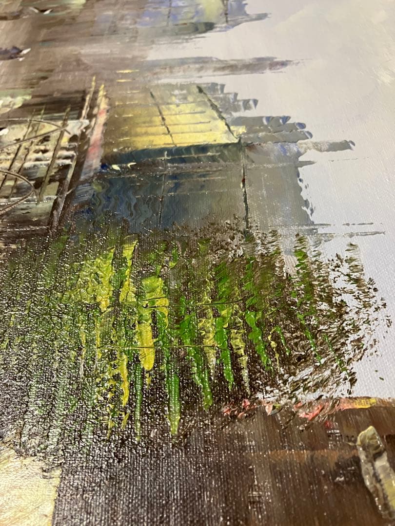 パリ　油絵　額68✖︎61