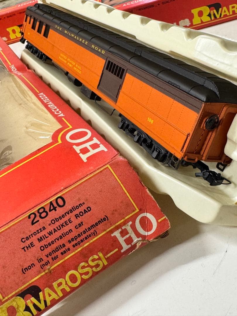 リバロッシ HOゲージ　ミルウォーキー鉄道 SL客車セット rivarossi