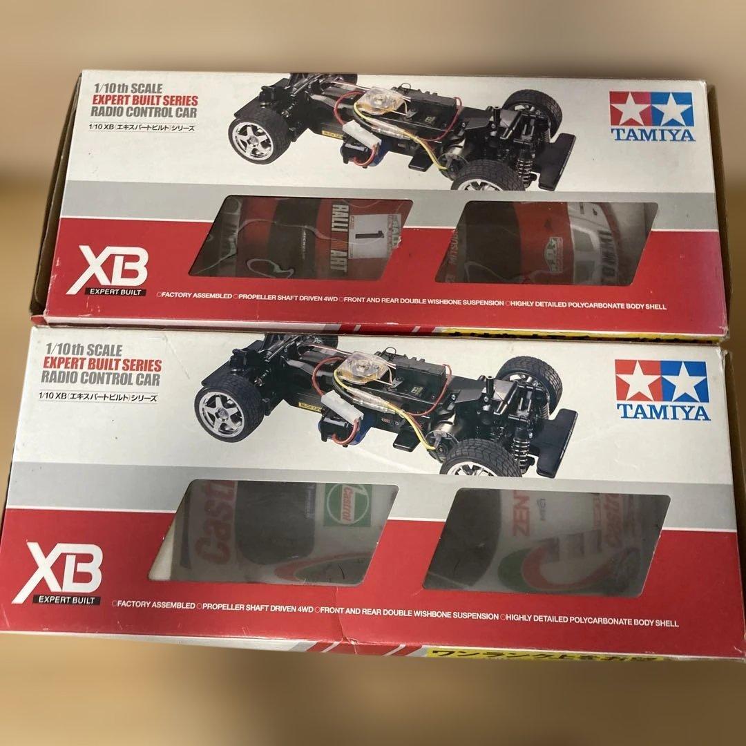 絶版！古いタミヤXB ランエボⅥ WRC、カストロール トムス スープラ セット