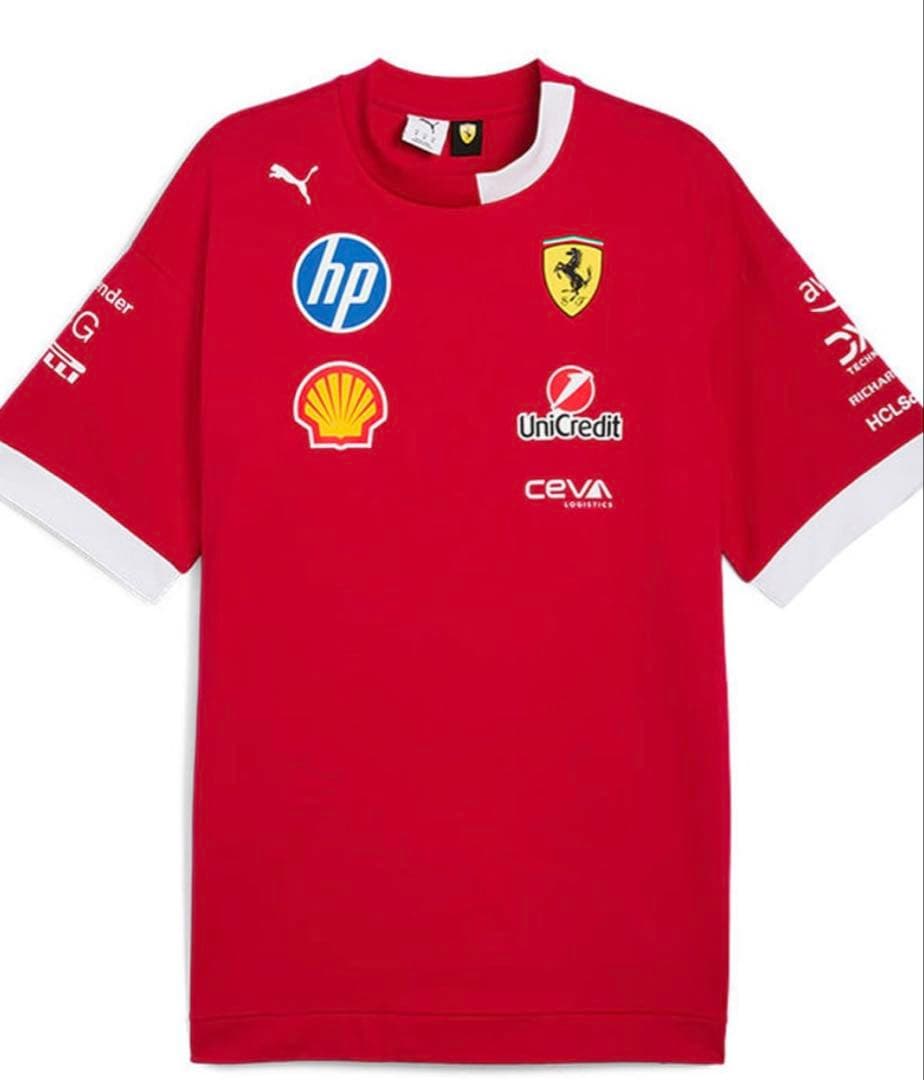 2025 PUMA スクーデリア フェラーリ オーバーサイズ Tシャツ
