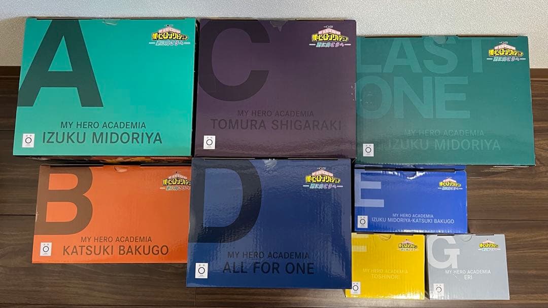 一番くじ 僕のヒーローアカデミア 更に向こうへ　フィギュアコンプセット