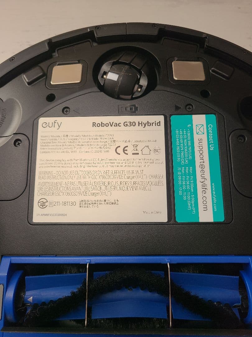eufy RoboVac G30 Hybrid 本体　※リコール対象外品