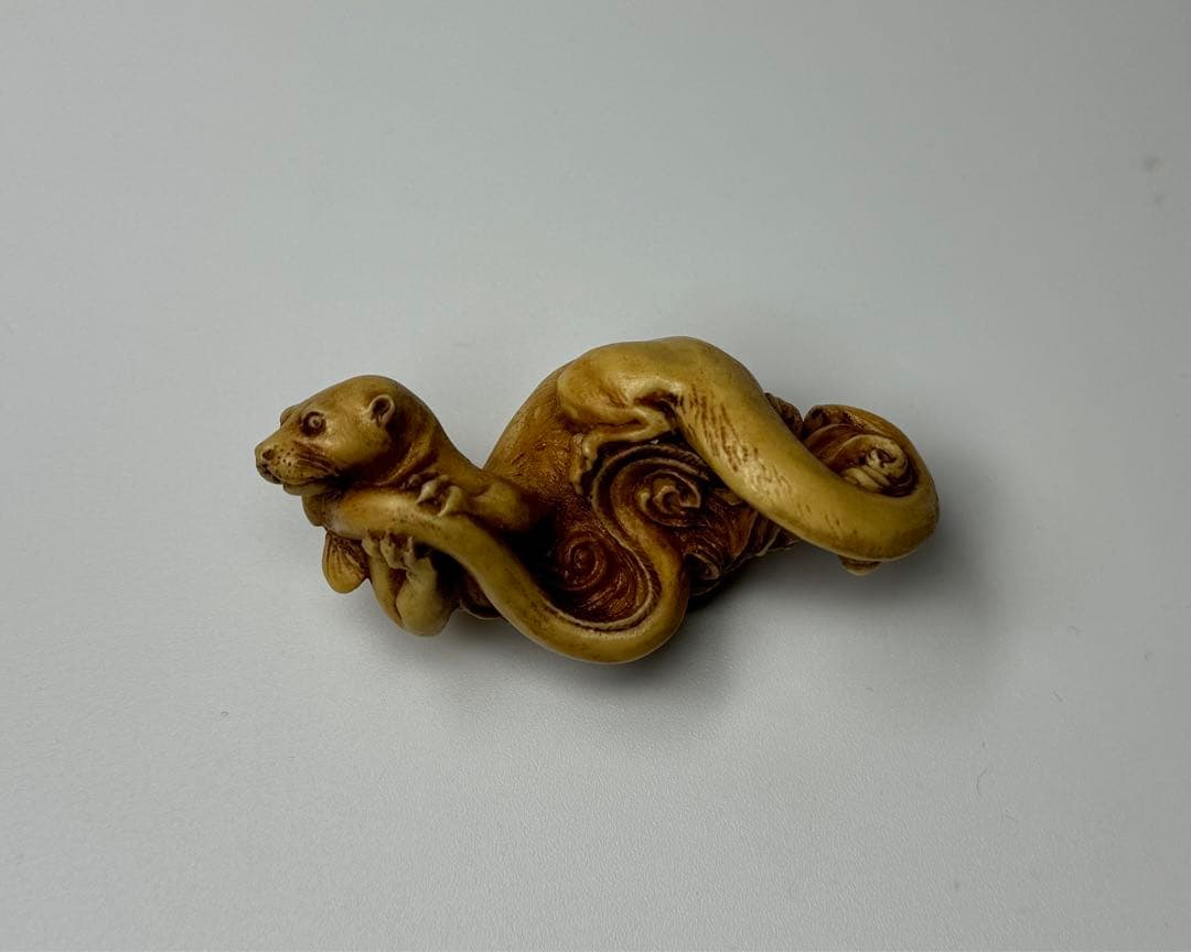 2個セット　かっぱ　カワウソ　海洋堂　かっぱ館　限定　墨入れ完成品　松村しのぶ