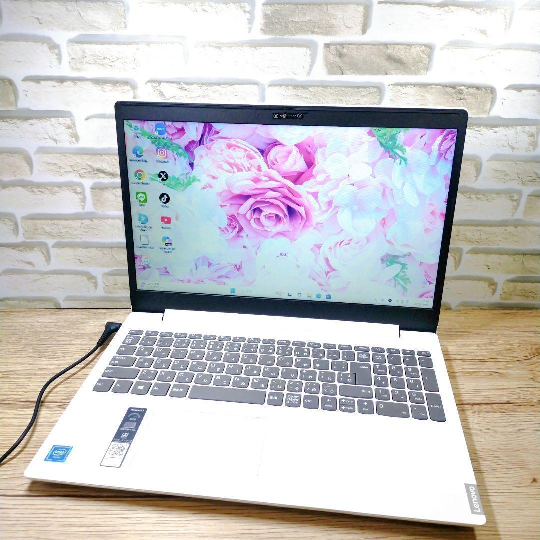 超美品☆第10世代☆Windows11♪LenovoノートPC カメラDVD付き
