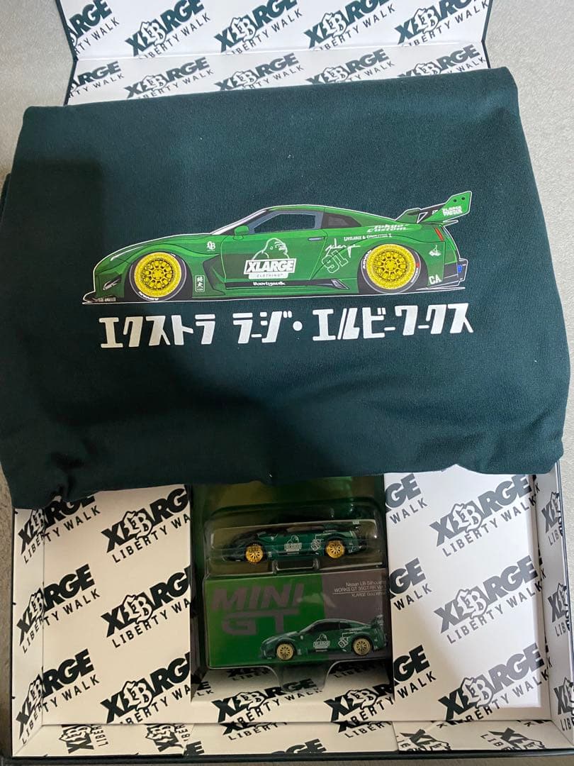 LBWK × XLARGE PREMIUM BOXミニカー＆TシャツL サイズ）
