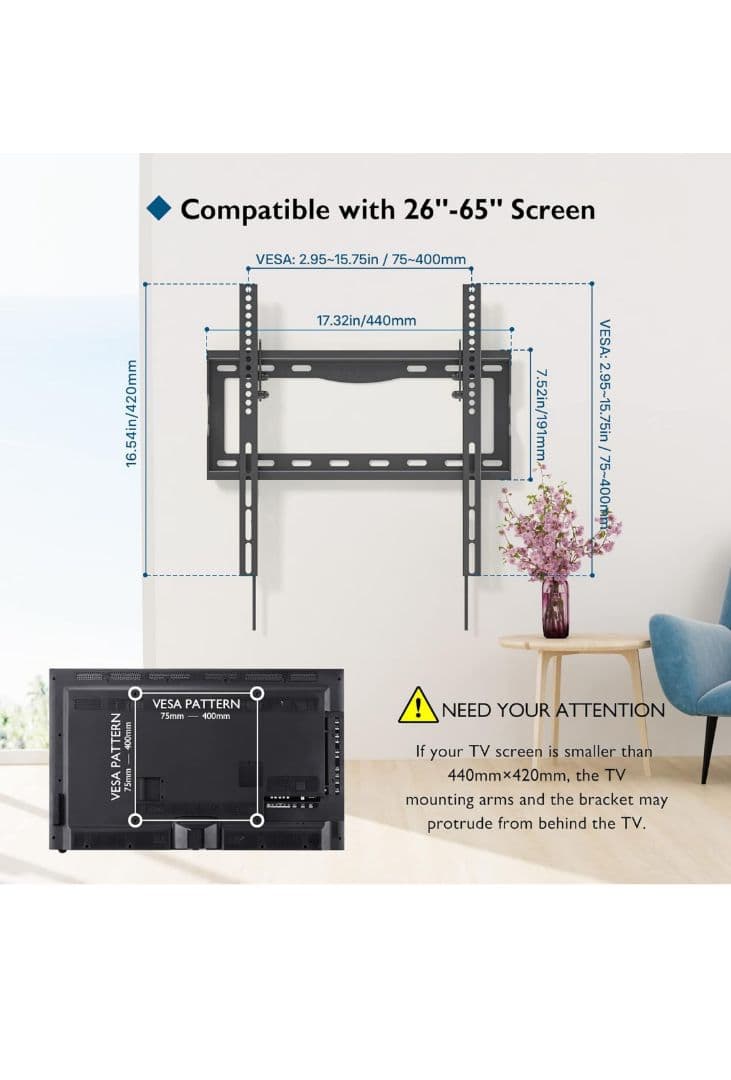 BONTEC (ボンテック) テレビウォールマウントブラケット ほとんどの26~