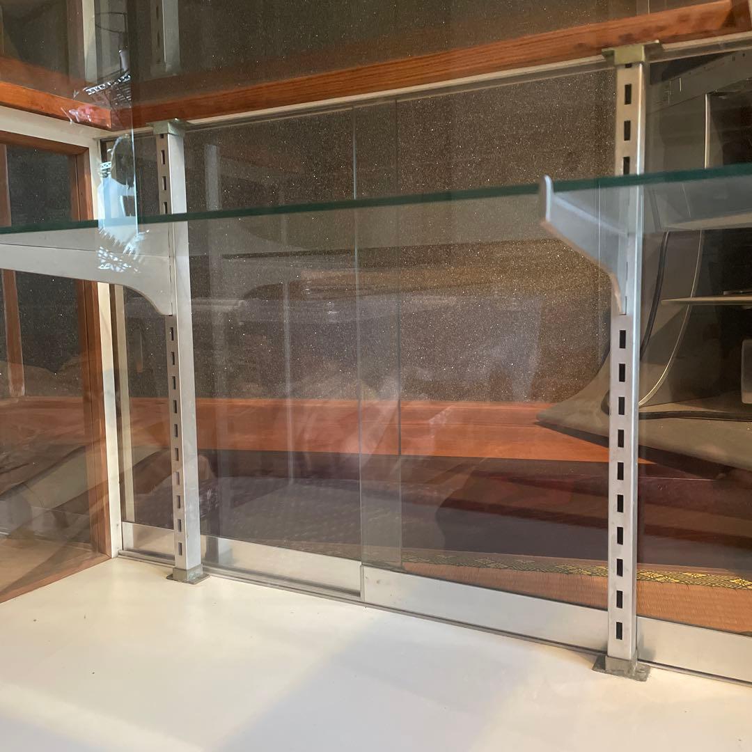 ヴィンテージ2段式ガラスショーケース