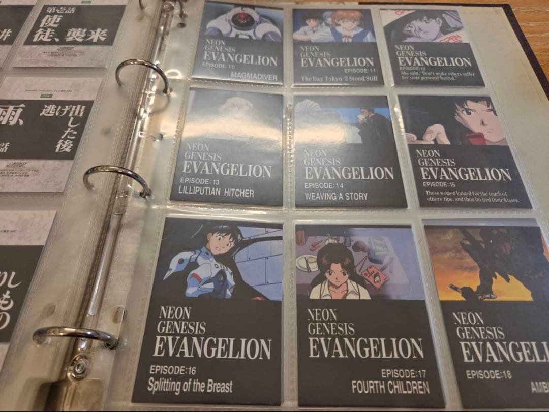 エヴァンゲリオンカードダスマスターズ１集初版コンプリート品１７２枚