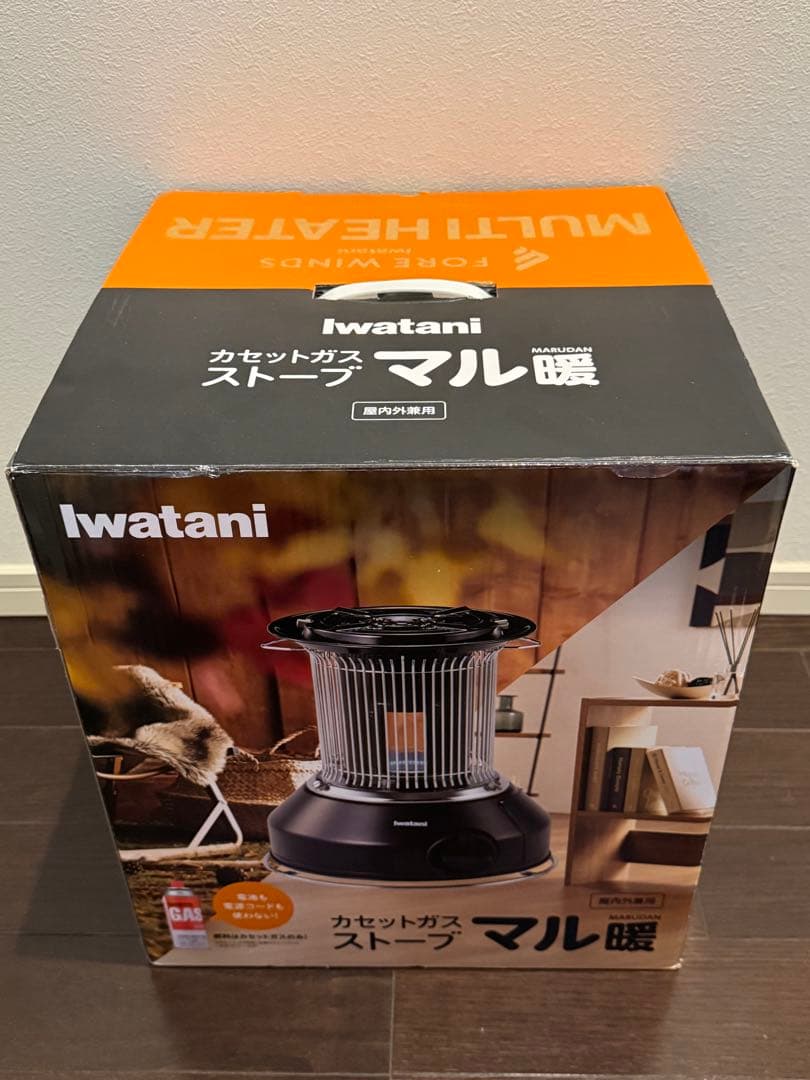 岩谷 カセットガスストーブ マル暖 CB-STV-MRD★試運転のみ