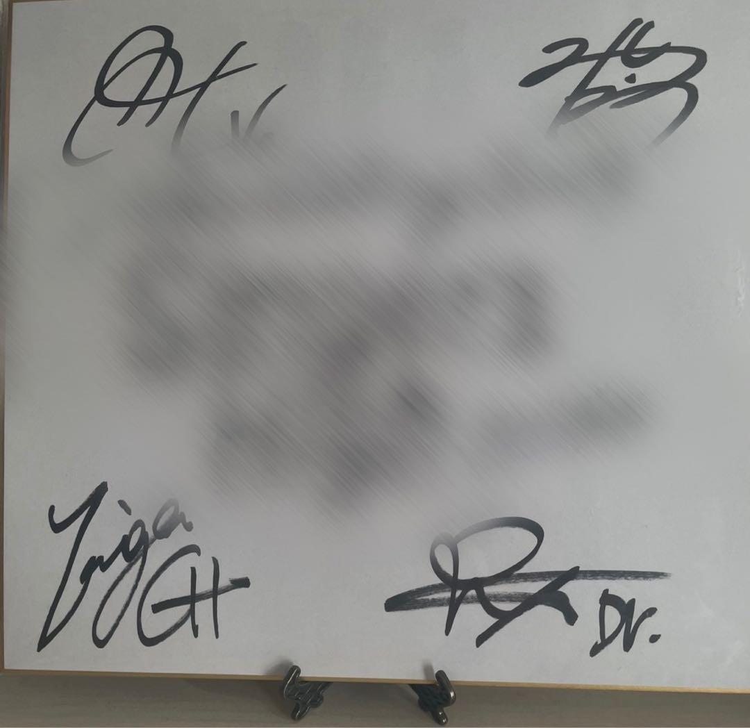 シンガーズハイ 直筆サイン入り色紙