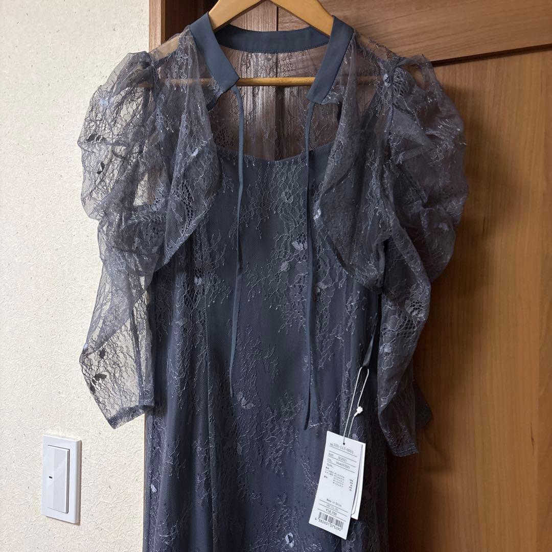 3way レースボレロセット フレア パーティー ドレス 新品