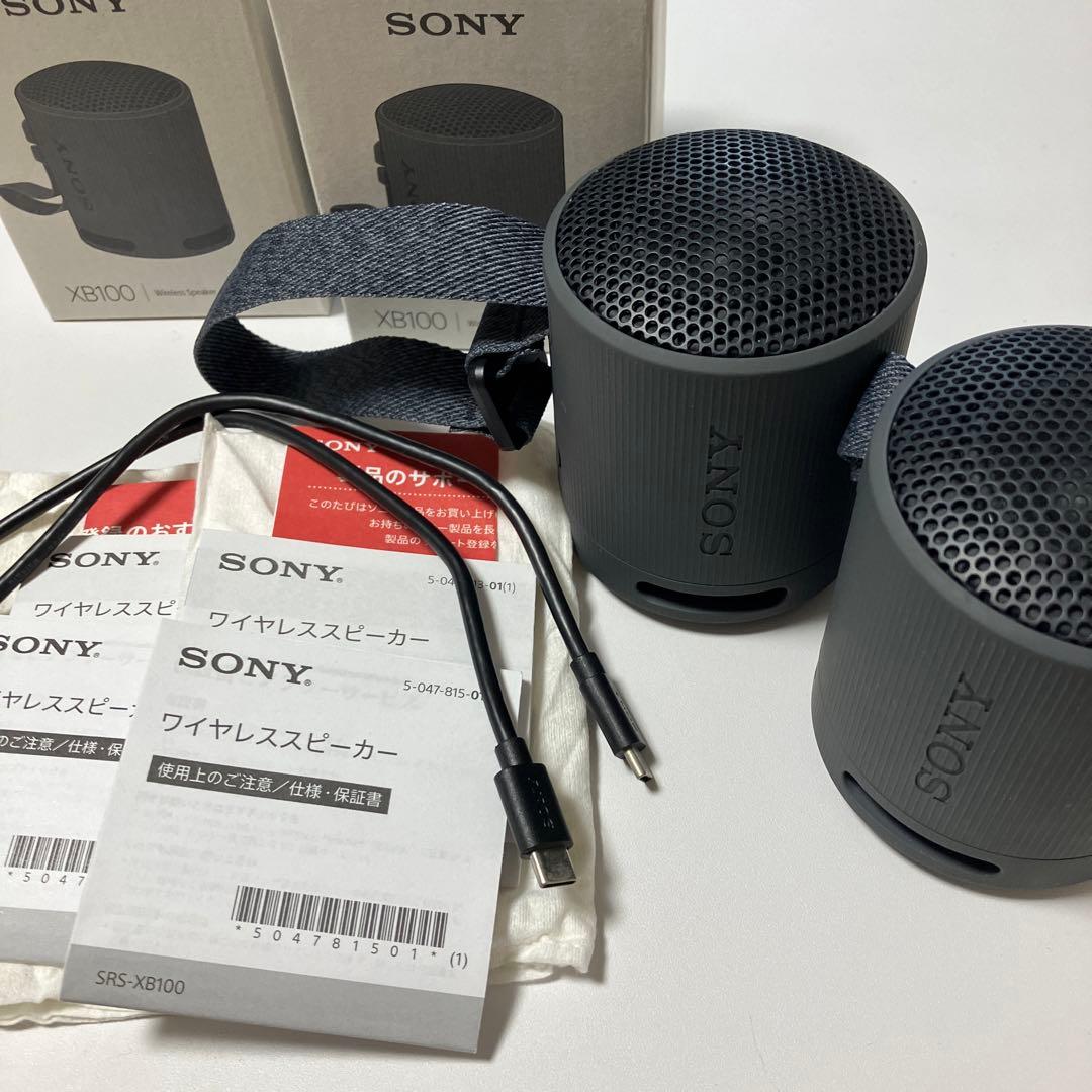 SONYソニーワイヤレススピーカーXB100 2台セット