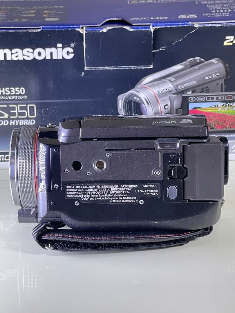【値下げ】HDC-HS350 SD/HDD ワイコンレンズ&大容量バッテリー付き