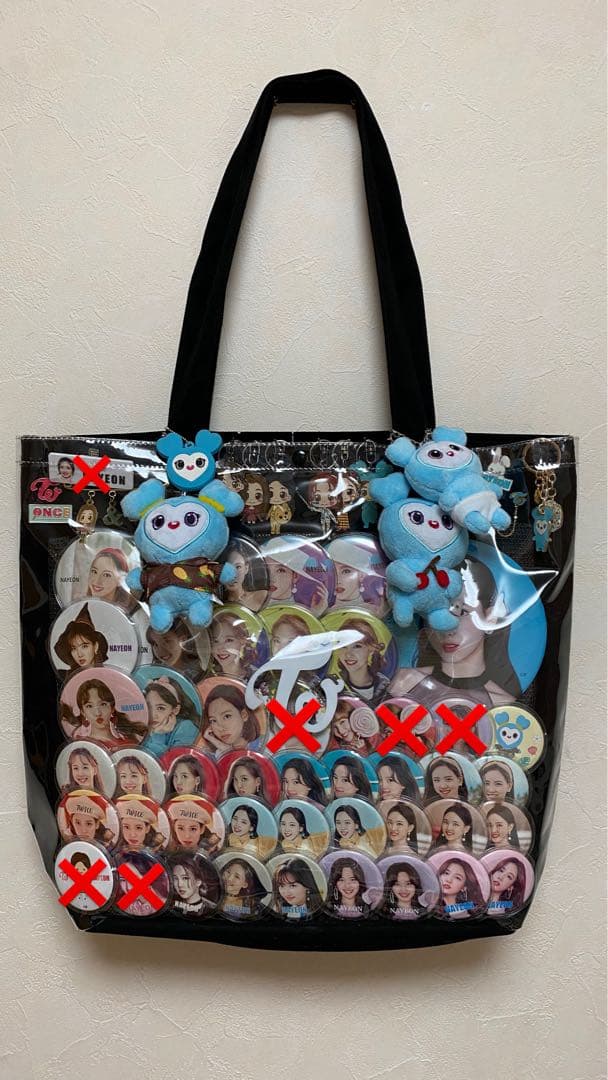 NAYEON 缶バッジ ぬいぐるみキーホルダー ピンバッジ