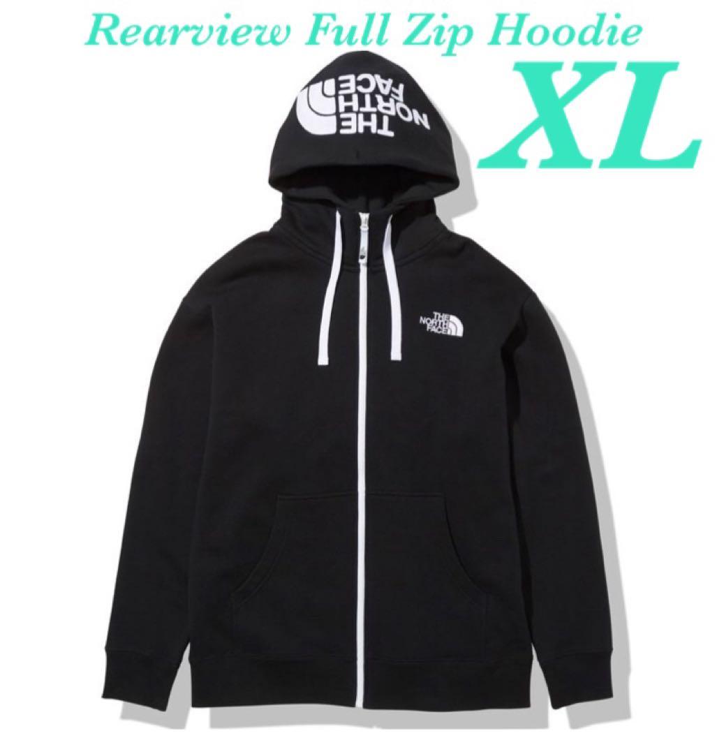 【 XL 】ブラック ★ノースフェイス★リアビューフルジップ フーディー