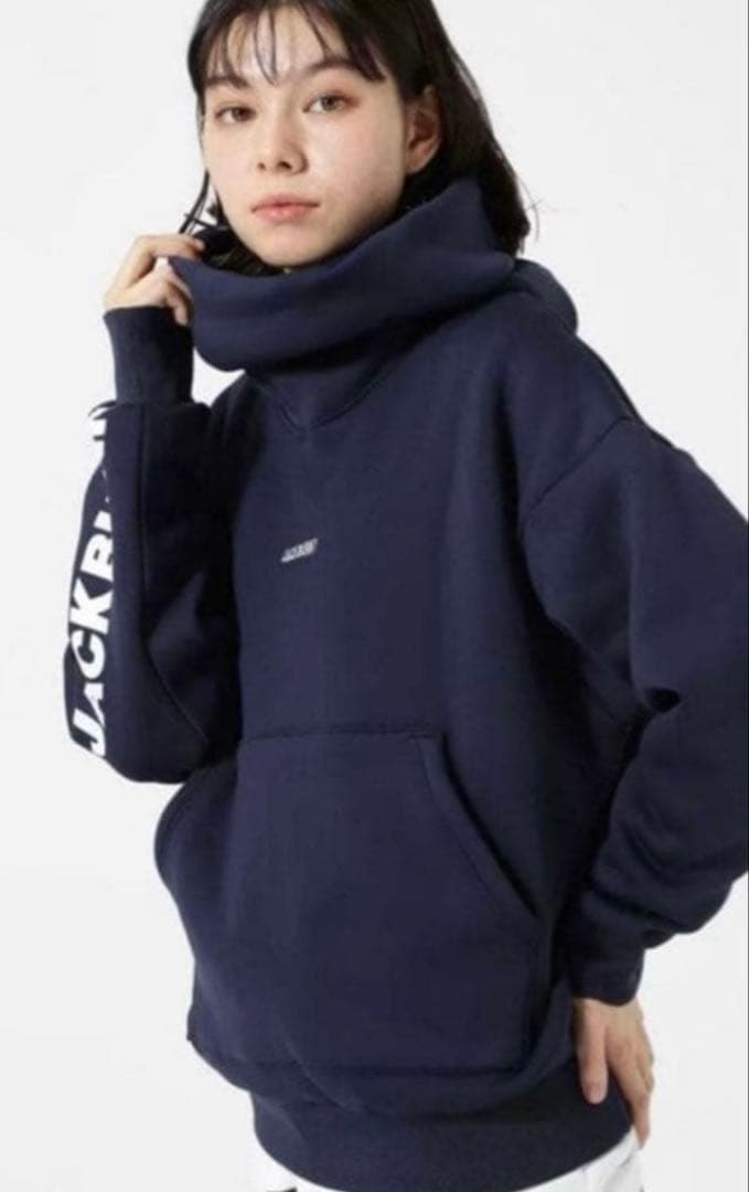 未使用ジャックバニーKARUISHI裏フリースフーディプルオーバー