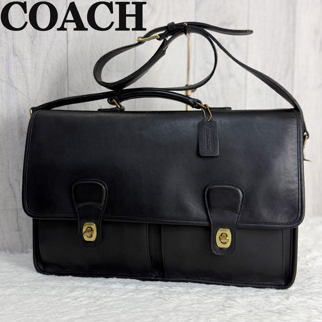 美品♡COACH オールド コーチ レザー 2way ビジネスバッグ USA製