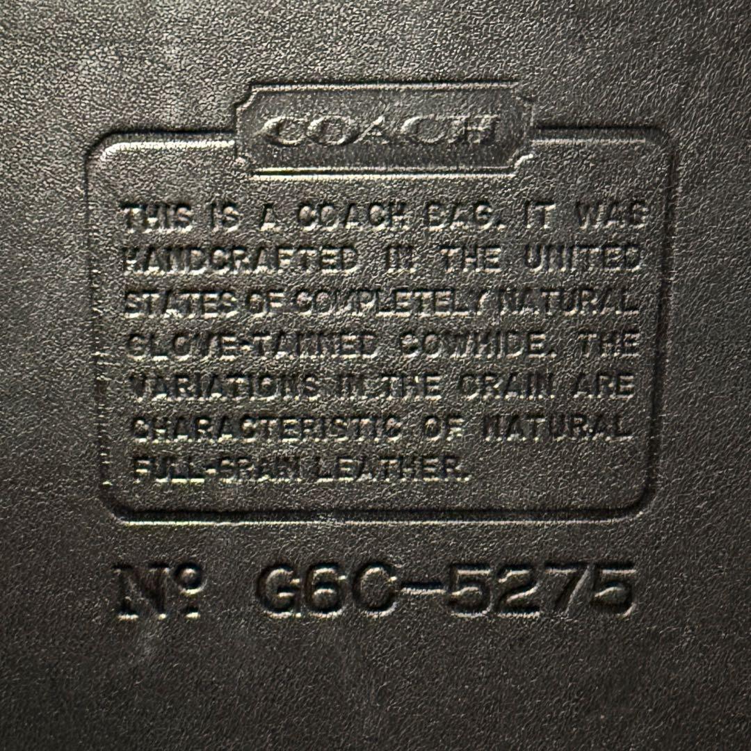 美品♡COACH オールド コーチ レザー 2way ビジネスバッグ USA製