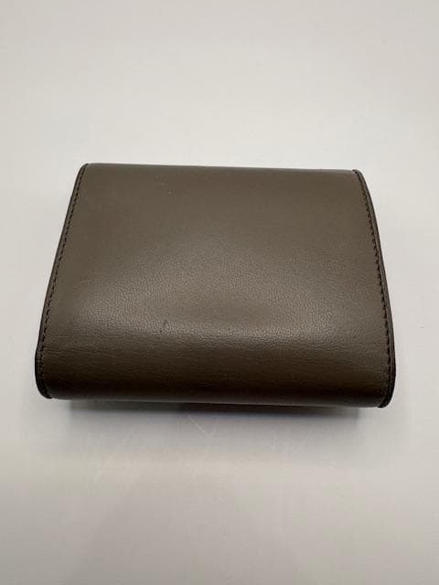 現行品 セリーヌ Celine トリオンフ　コンパクトウォレット グレー 財布
