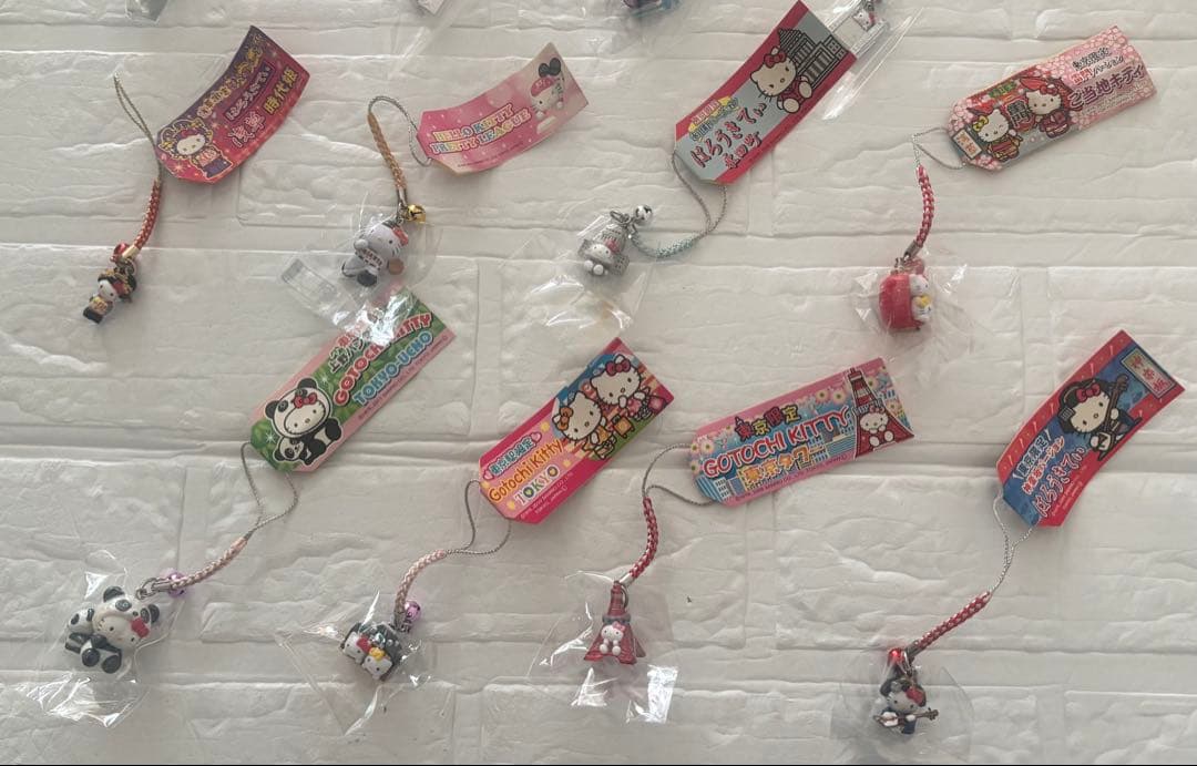 最終値下げハローキティご当地キティストラップ17個セットバラ売り不可東京限定