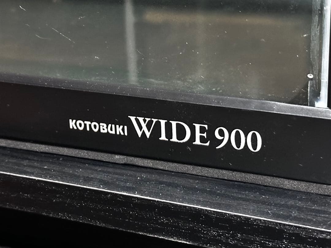[大阪府高槻市]★引き取り限定★中古水槽・900スリムフレーム水槽・水槽台付き