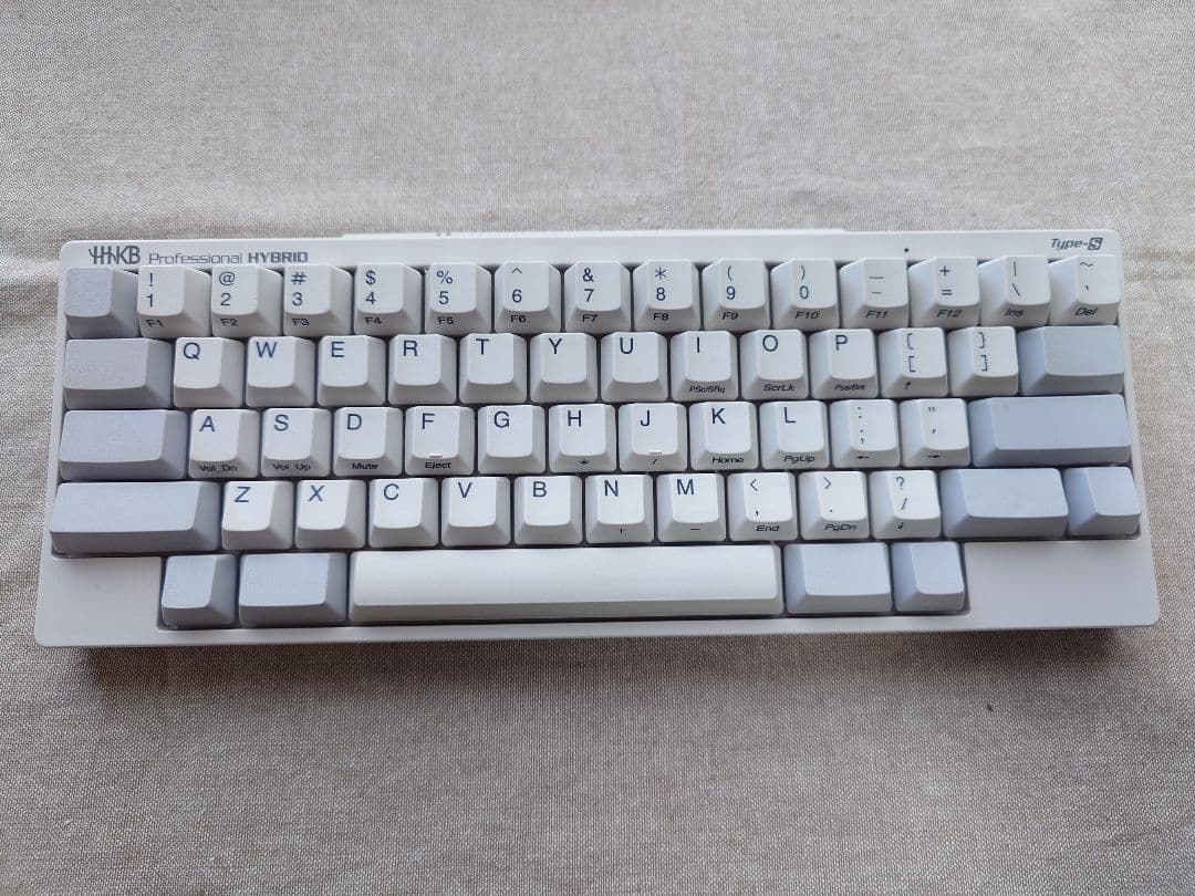 HHKB Professional HYBRID S 英語/白　 無刻印キー付き