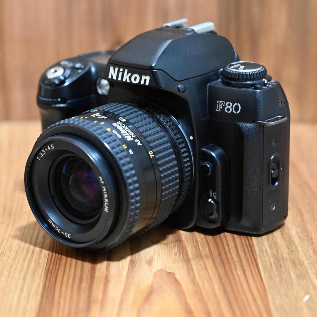 【美品！】Nikon F80D＋標準レンズ+付属品