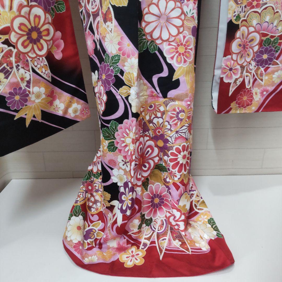 美品　ジョイフル恵利　振袖　長襦袢　帯　セット　着物　KJ05
