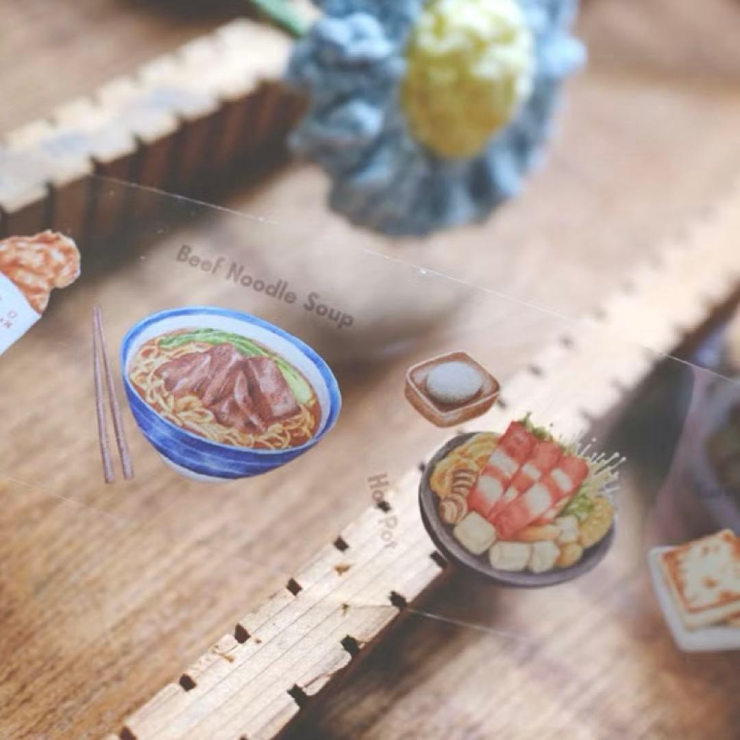 Ⓜ︎☆海外マステ☆ sonia さん 台湾美食（PET）